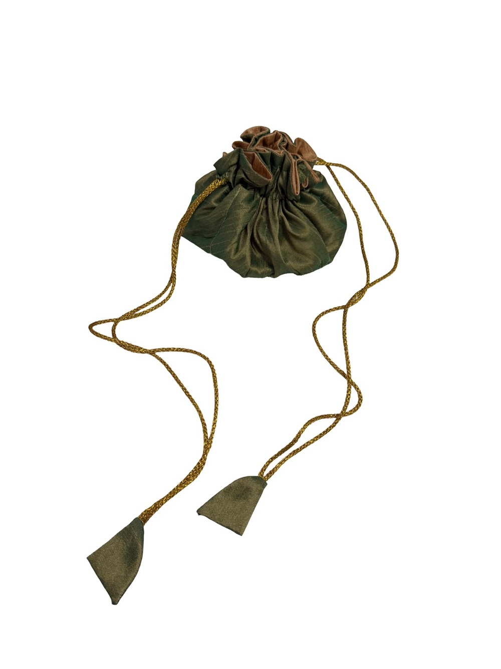 Handmade Jewelry Drawstring Pouch Organizer